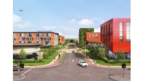 An artists impression of how the Silicon Sands data centre campus off Squires Gate Lane could look 1200x828
