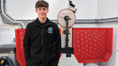 Joseph Dillon NDT apprentice Lillyhall