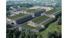 Image of proposed Dan y Castell Water Treatment Works 1200x828