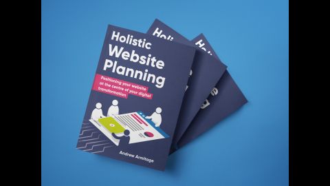 Holistic Website Planning Blue Backgroun