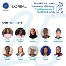 The recipients of the NEBOSH L Oréal International Bursary