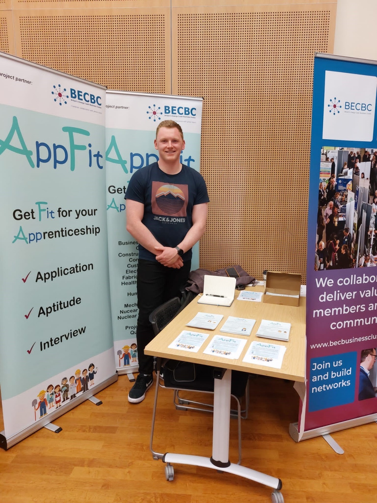 Appfit at Lakes College Careers Fair