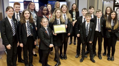 Children from Workington Academy partnered with Tuv Suv and Sellafield Ltd