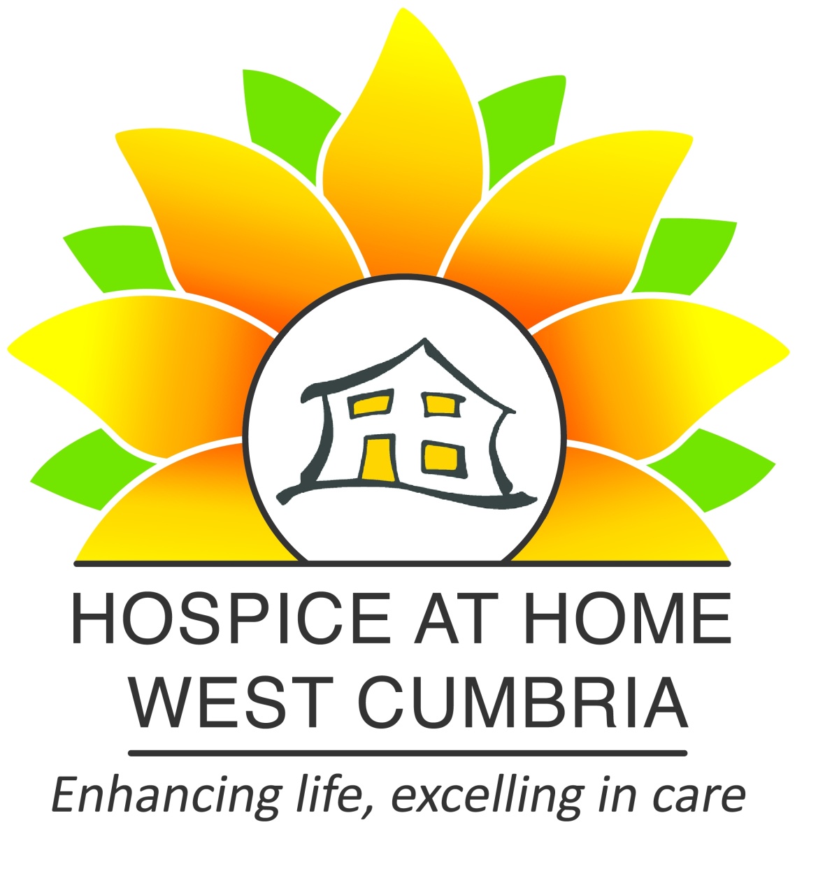 Hospice logo with strapline