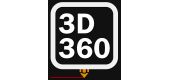 3 D 360 Logo Inverted Crop